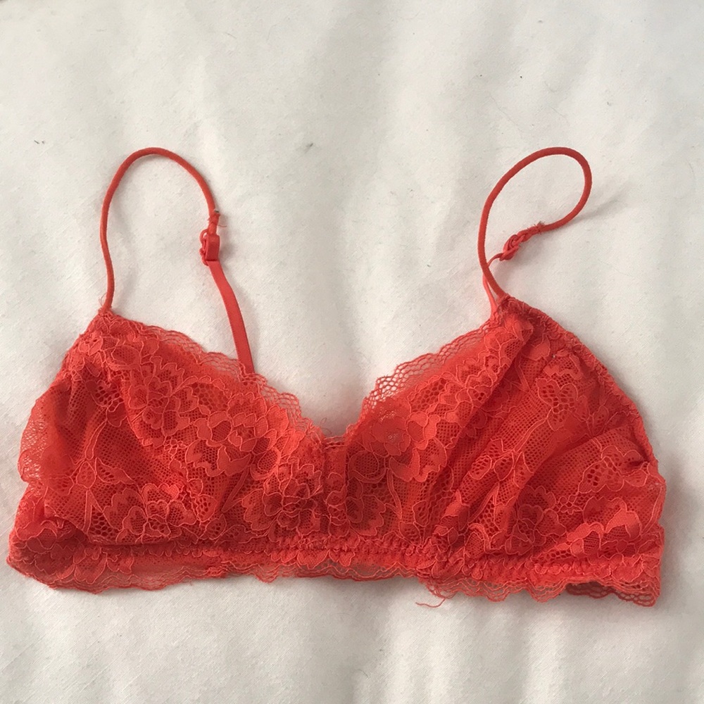 Honeydew for Madewell Orange Bralette